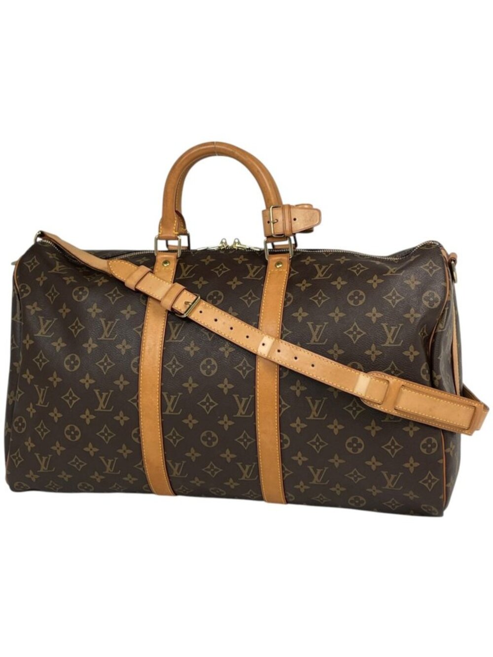 Louis Vuitton Keepall Bandouliere 50 Boston Bag 2-Way Monogram Brown